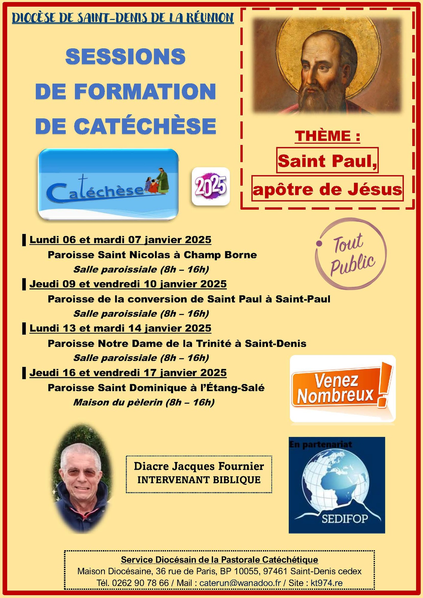 affiche formation catéchèse